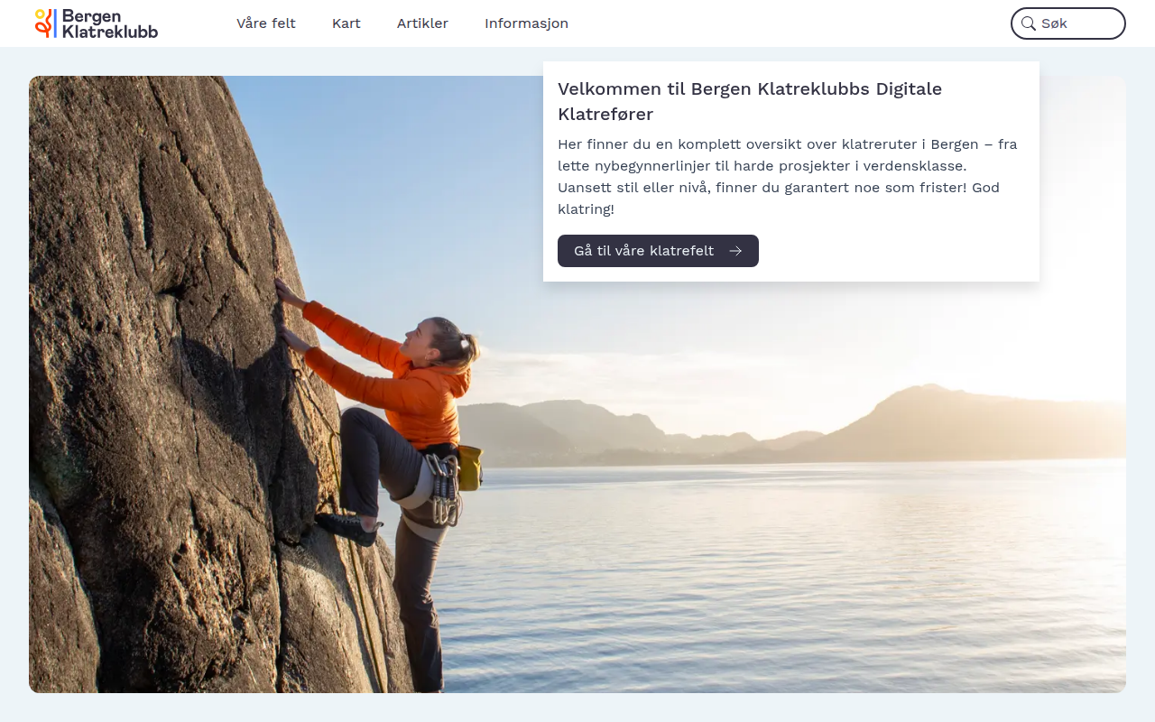 Bergen Klatreklubb Route Database